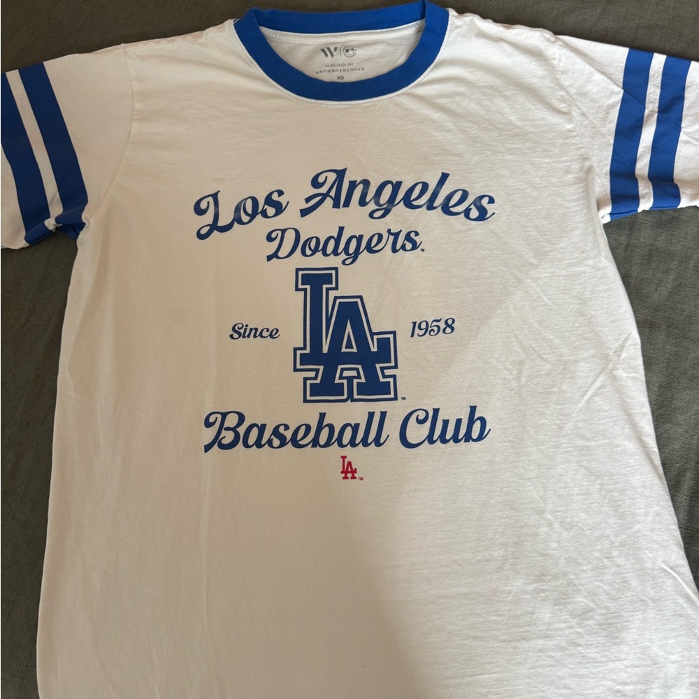 The Wild Collective x Anthropologie MLB oversized tee LA DODGERS